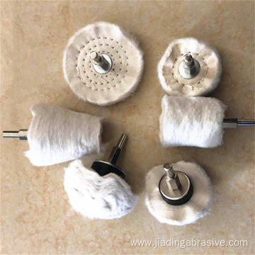 10*60 polishing wheel cotton stitch buffing disc customized